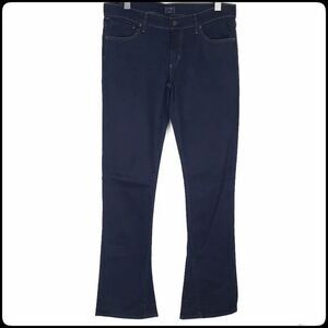 Citizens of Humanity Deep Wash Morrison Mid Waist Slim Bootcut Jeans Size: 31